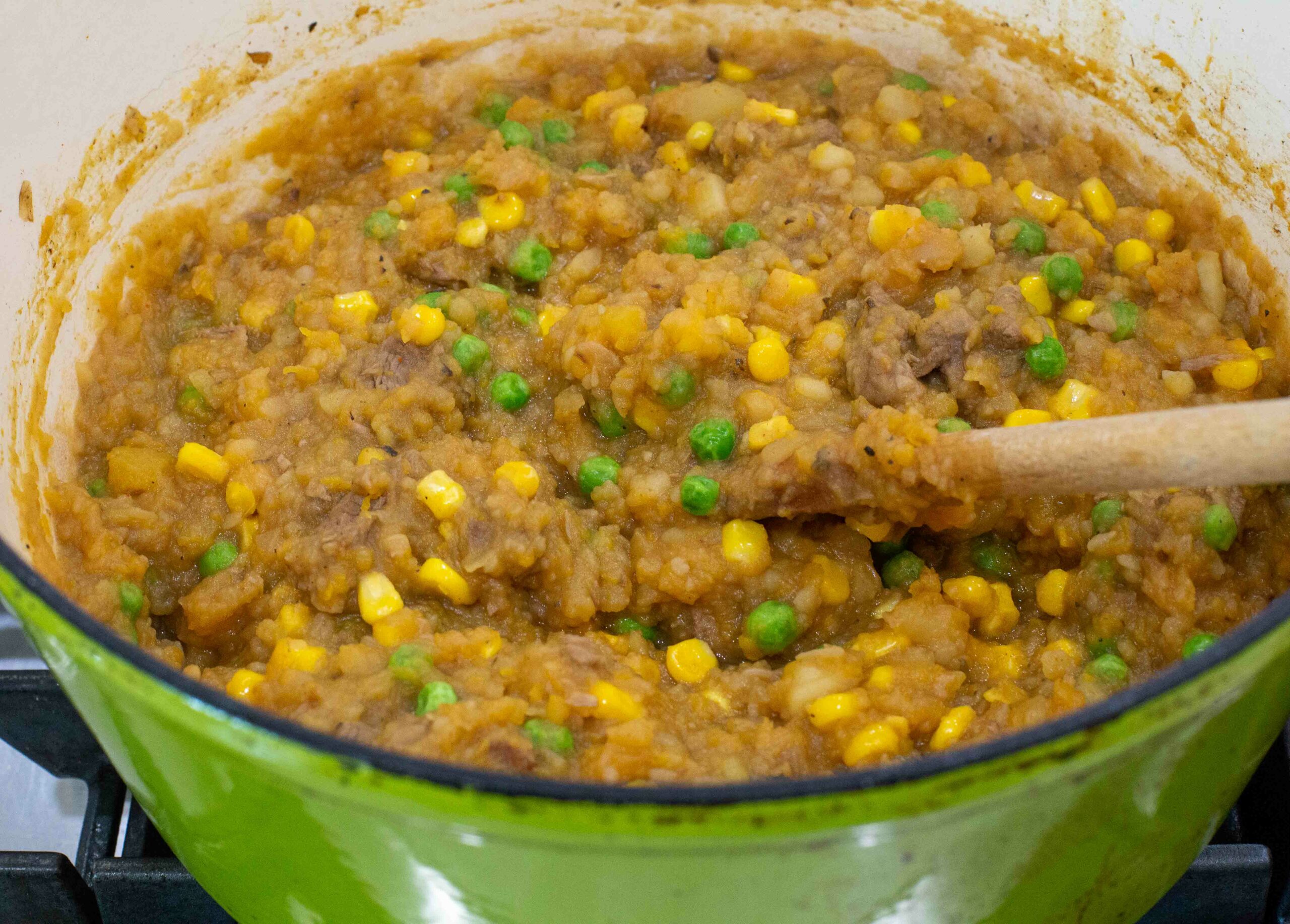 Charquicán chileno tradicional